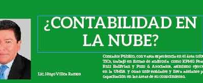 ¿CONTABILIDAD EN LA NUBE?