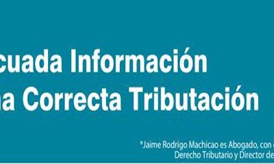 La Adecuada Información para una Correcta Tributación