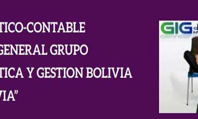INFORMATICO CONTABLE GERENTE GENERAL GRUPO INFORMATICA Y GESTION BOLIVIA «GIG BOLIVIA»